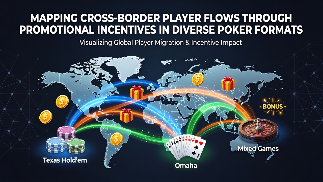 Visualisierung grenzüberschreitender Spielerbewegungen durch Poker-Promotions
