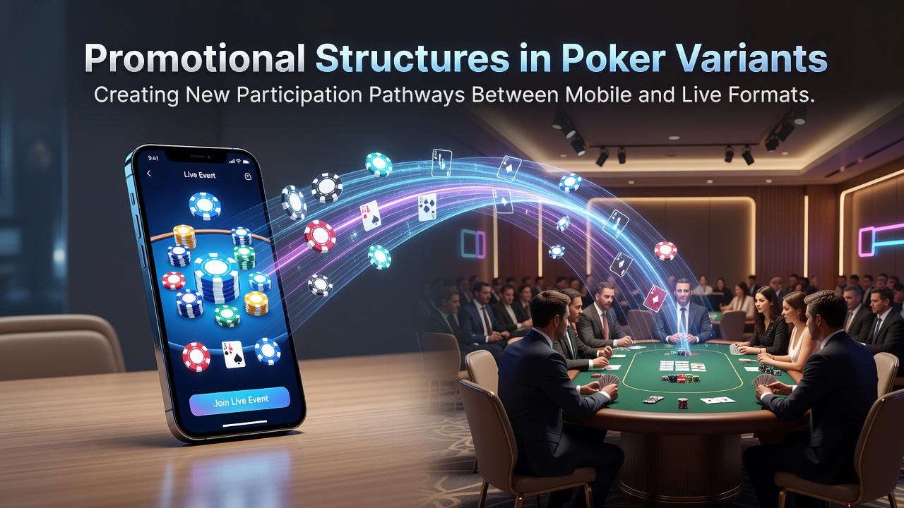 Promotionsstrukturen verbinden mobile Poker-Varianten mit Live-Events in europäischen Casinos