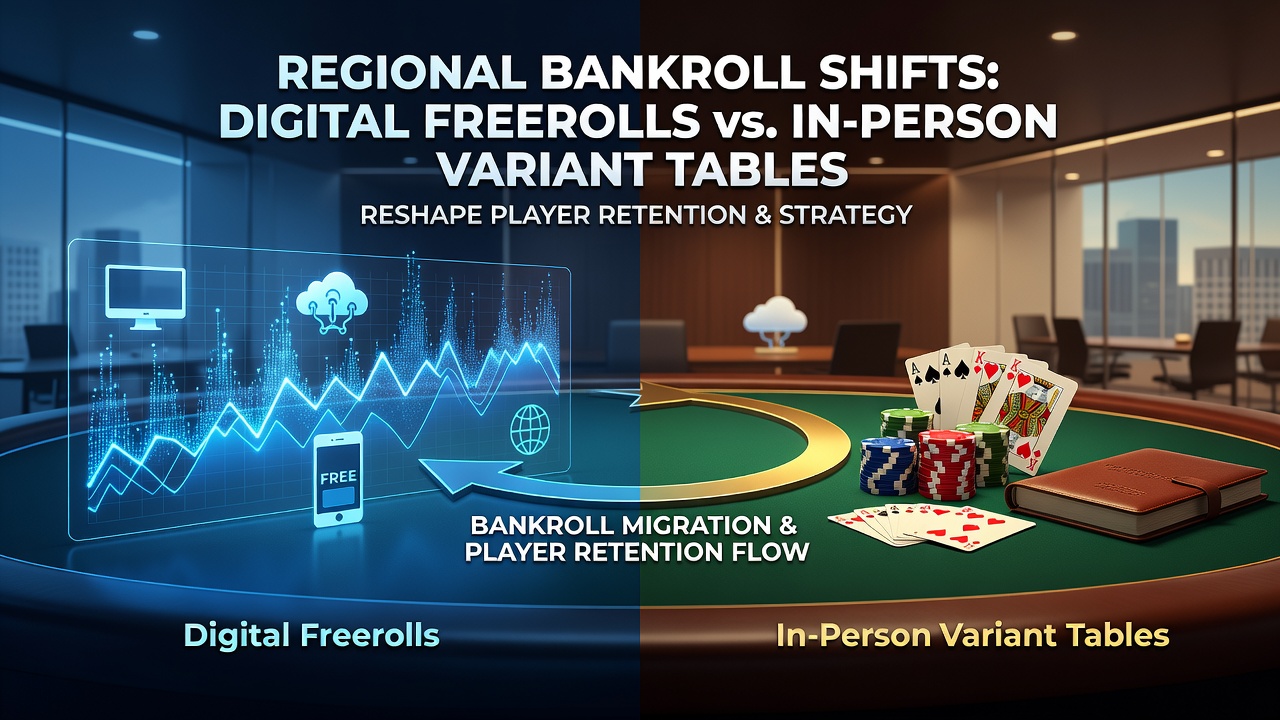 Spielerretention durch Bankroll-Verschiebungen zwischen Online und Live Poker
