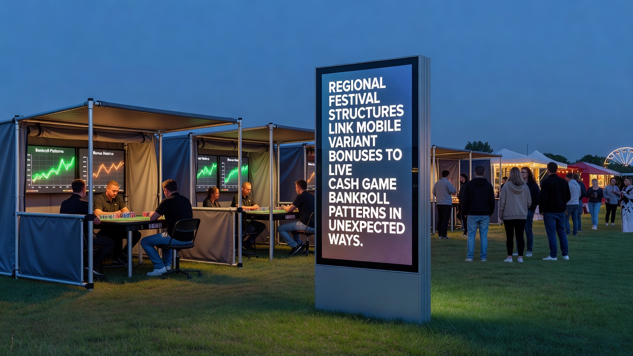 Regionale Poker-Festivals verbinden mobile Boni und Live-Cash-Games
